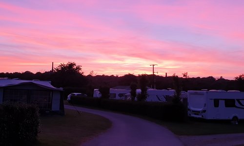 Spectacular sunset at Chacewater Park