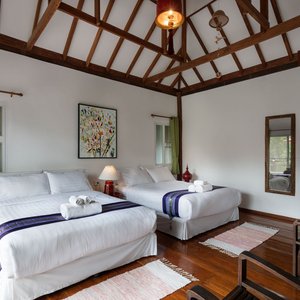 Welcome to the family room, a friendly, spacious room with an overlook onto the surrounding gree