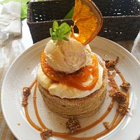 7月、限定の紅茶パンケーキ!美味しい♡