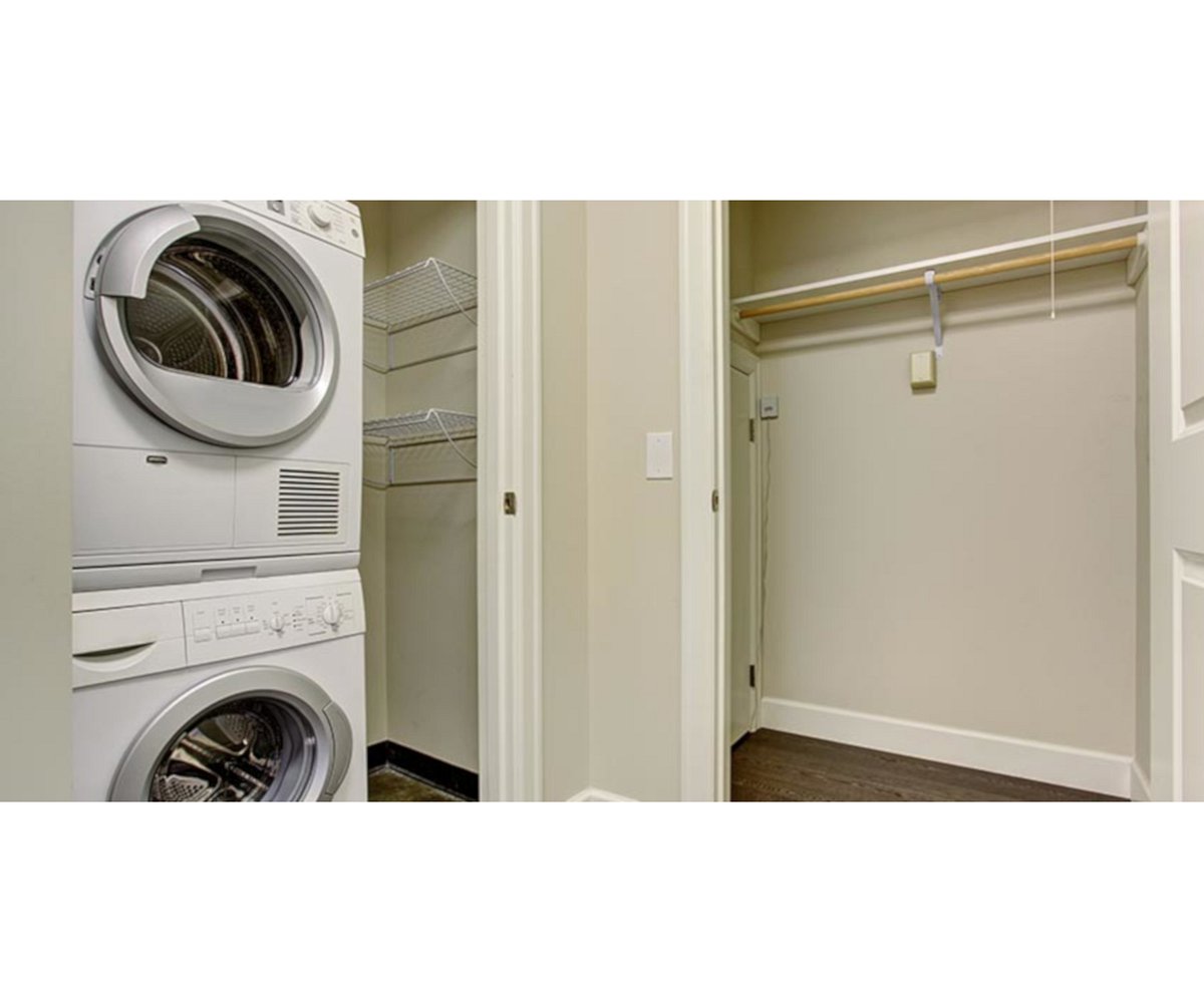 Kenmore Stackable Washer and Dryer model 417. Stackable Washer Dryer. Nice Laundry.