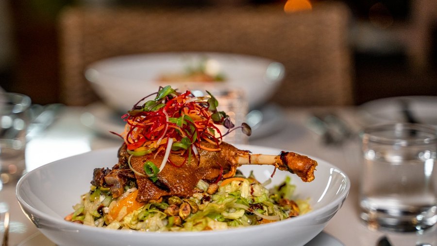 Confit duck salad