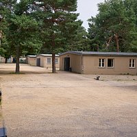 The barracks of the former forced labourer camp GBI 75/76 in Berlin. Now: Nazi forced labour documentation Center.