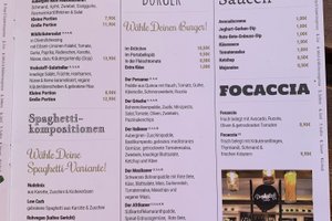 Speisekarte