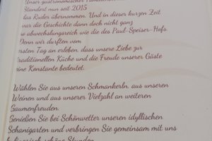 Speisekarte