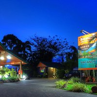 Beachcomber's Coconut Cafe, on the beach front at Big4 Beachcomber Coconut Holiday Park.