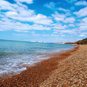 Beach, by campsite