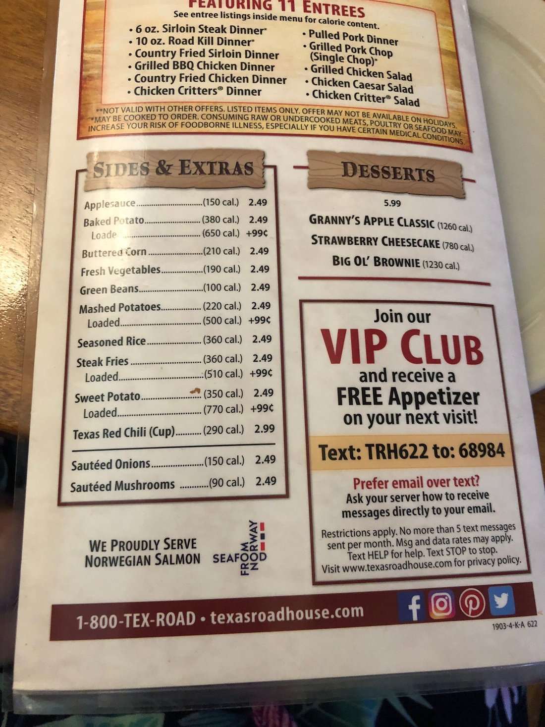 Texas Roadhouse, Wentzville - Menu, Prices & Restaurant Reviews 