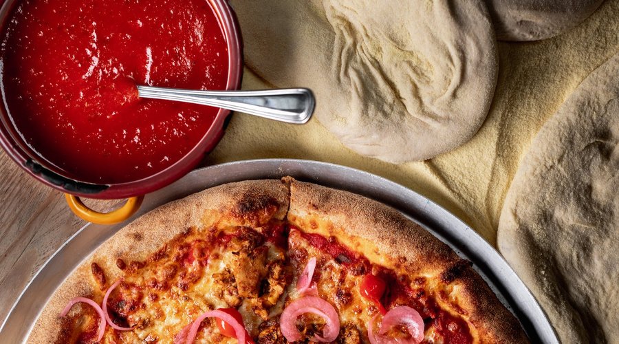 Fresh pizzas