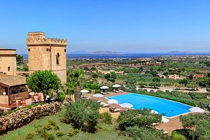 Baglio Oneto dei Principi di San Lorenzo - LUXURY WINE RESORT in Sicily, image may contain: Villa, Pool, Resort, Swimming Pool
