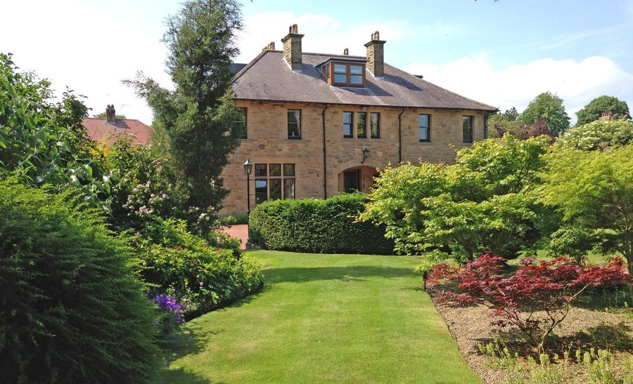 West Acre House from the Acer Garden