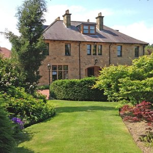 West Acre House from the Acer Garden