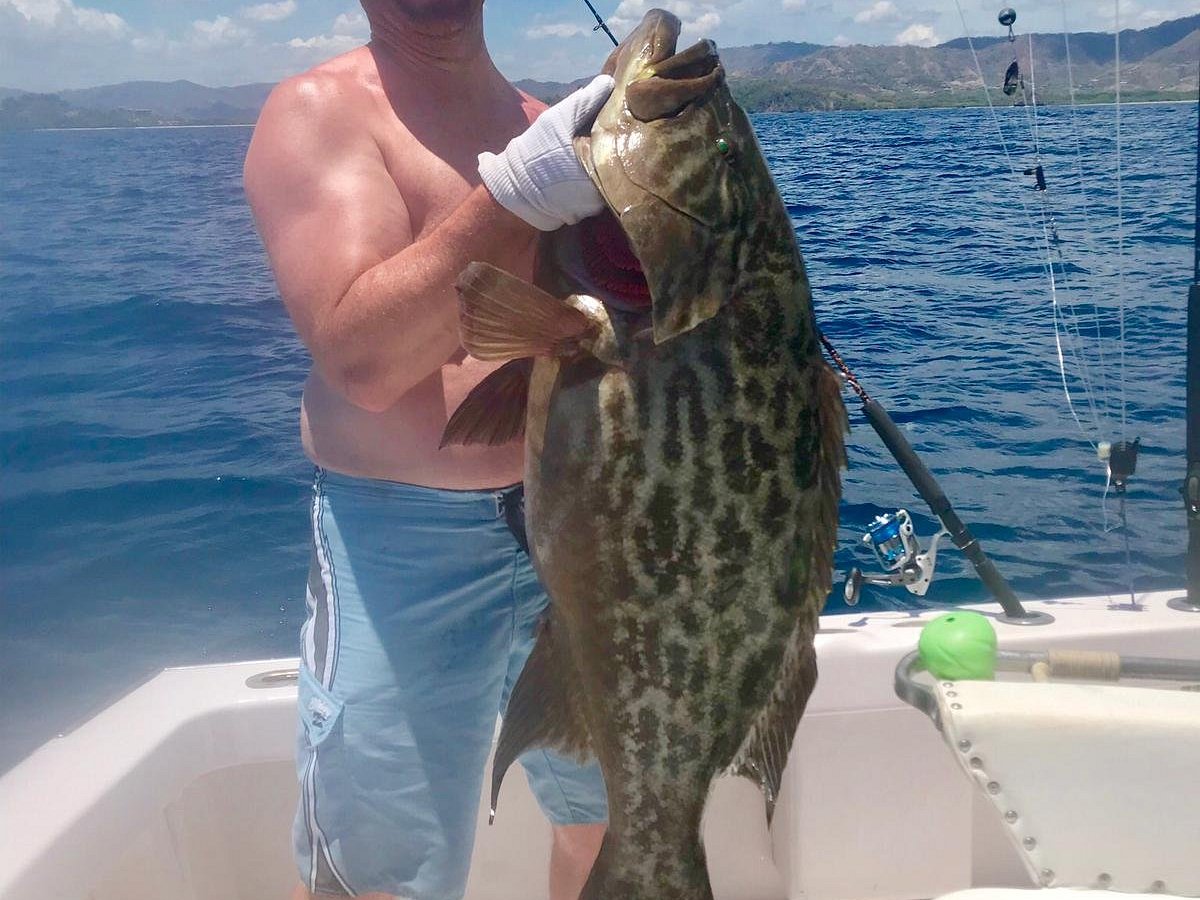 My 7 year old with her Needle fish that is taller than our guide! - Picture  of Gamefisher II Costa Rica, Playa Flamingo - Tripadvisor