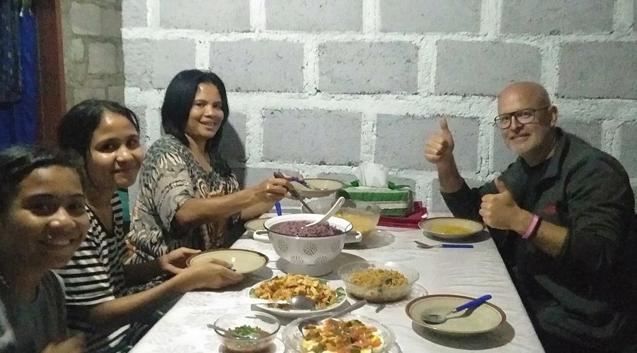 Dinner with local meals