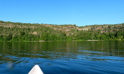 Kayaking at Lake Chala