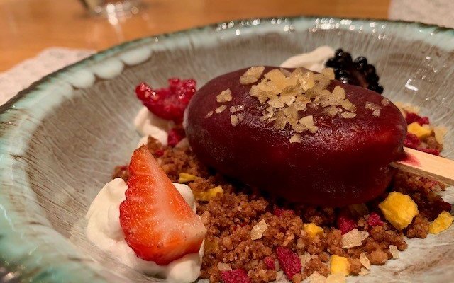 Magnum de morango, manga e pepino