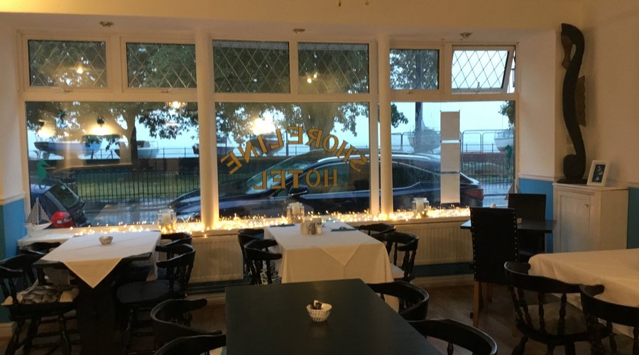 Early evening in our dining area 2019