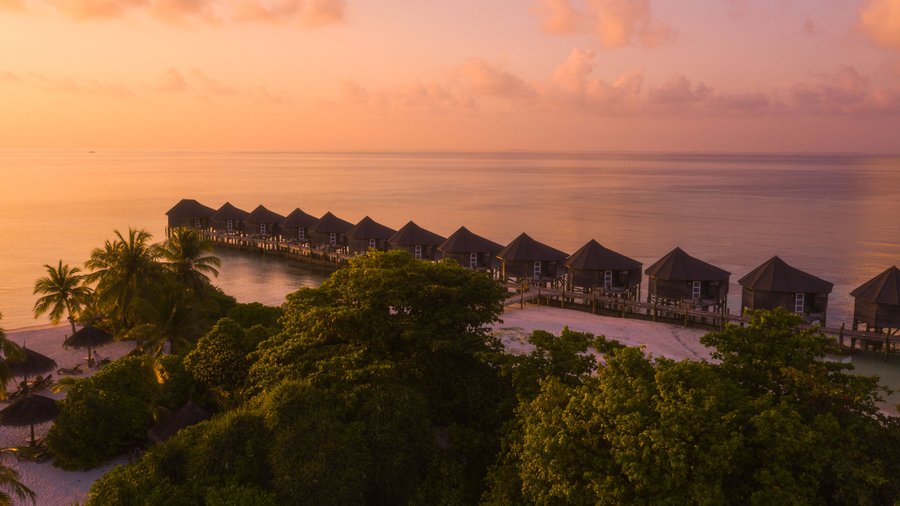Sangu Water Villa Aerial