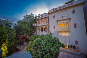 HR Palace A Boutique Hotel in Jaipur, image may contain: Villa, Housing, Hotel, Resort