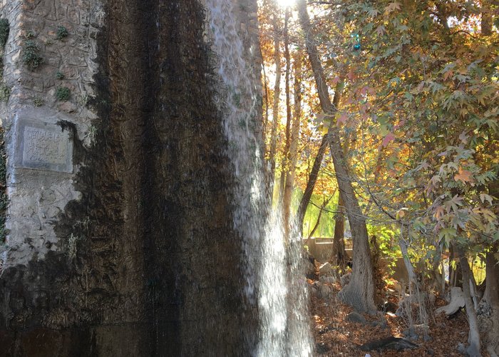 one of the beautiful waterfall in estahban .