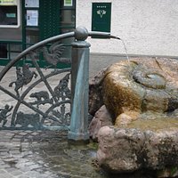 Ammoniten Brunnen i Bregenz