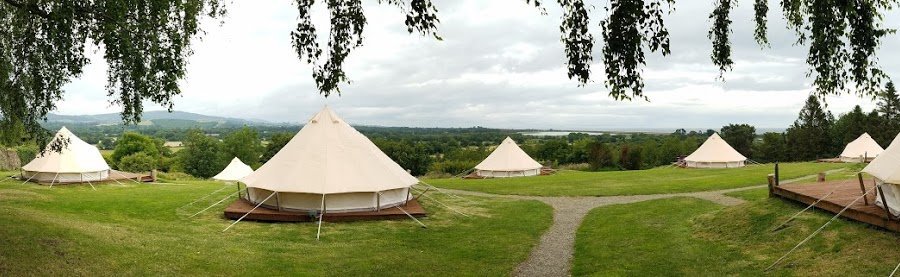 The "glampground"