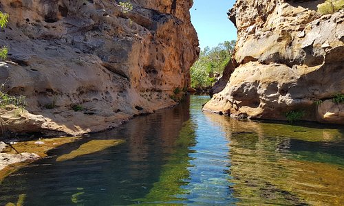 Swim up the gorge and visit a cave at Nannys retreat