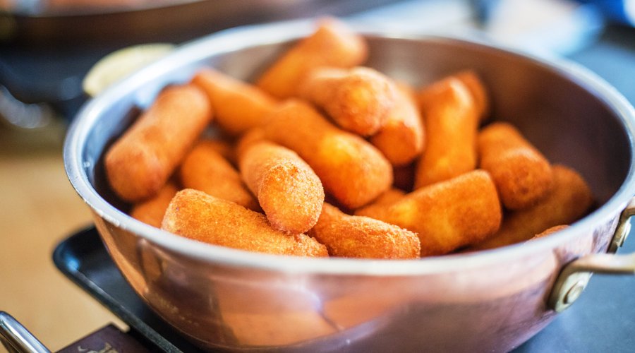 Zelfgemaakte aardappelkroketjes(met veel liefde)