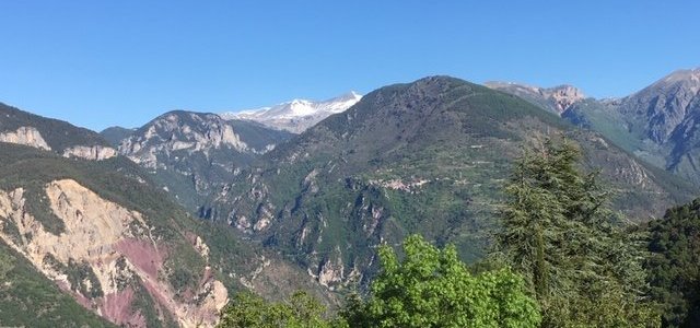 vue de la terrasse de l'hôtel