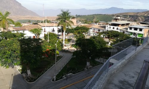 Plaza de armas desde el mirador