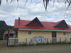 RMTM's Front Beach Resort in Luzon, image may contain: Hotel, Villa, Resort, Nature