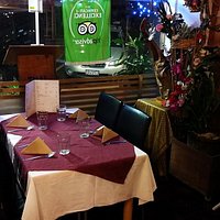 Inside restaurant