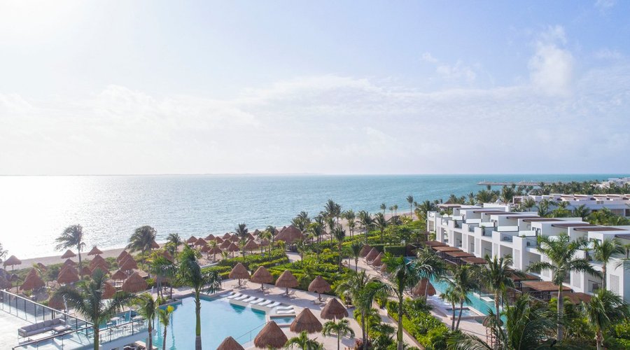 Aerial view of Finest Playa Mujeres