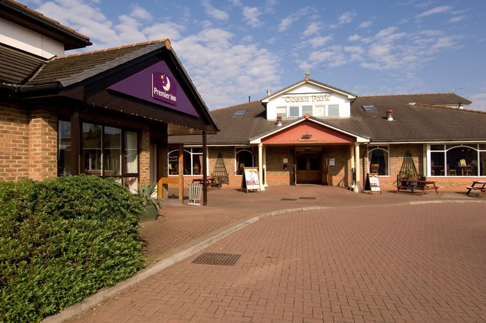 The open air Rapport NCP car park, hotel in distance across the junction. -  Picture of Premier Inn Cardiff City Centre (Queen Street) hotel -  Tripadvisor