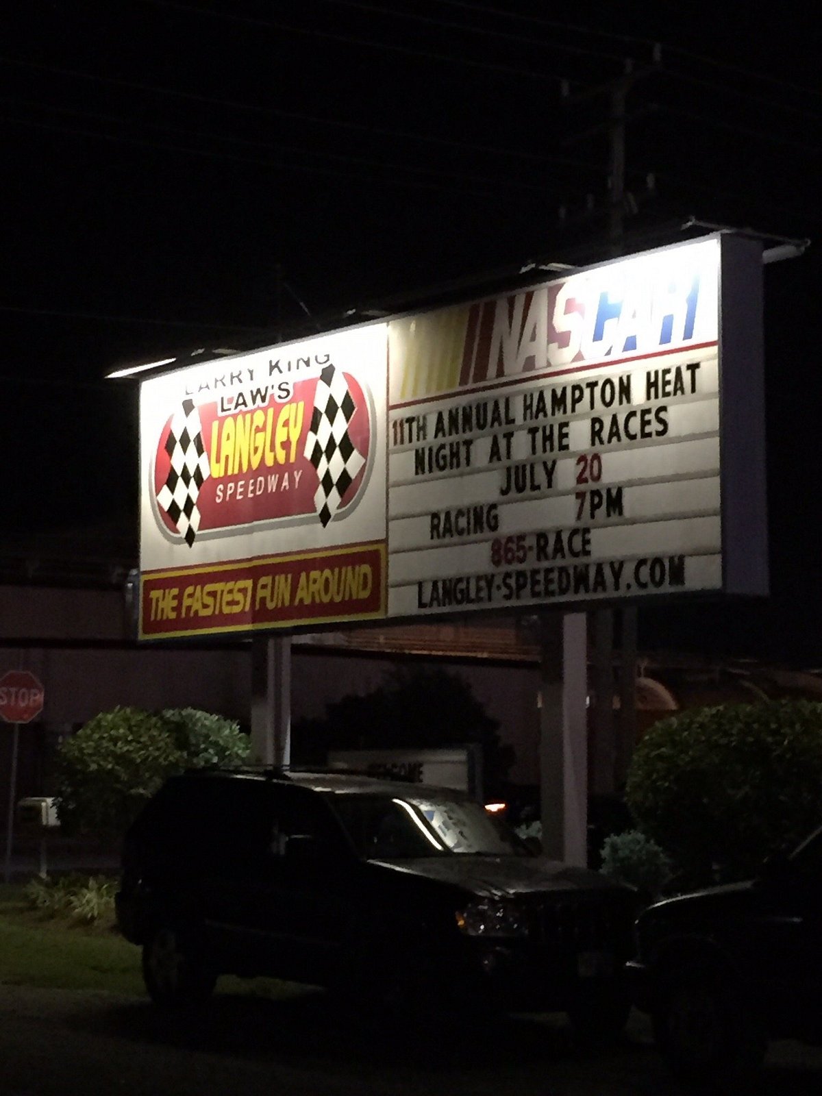 The Fan Club - Larry King Law's Langley Speedway