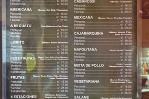 Menú