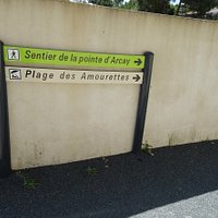 The Plage des Amourettes is where the hike starts along the beach
