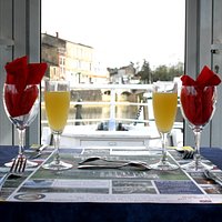repas vu sur la rivière