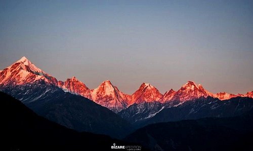 Panchachuli Peak in Pithoragarh Distrct of Uttarakhand. When I was in Pithoragarh this sunrise make my day.