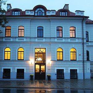 Moon Garden Hotel in Vilnius, image may contain: Villa, Housing, Hotel, City
