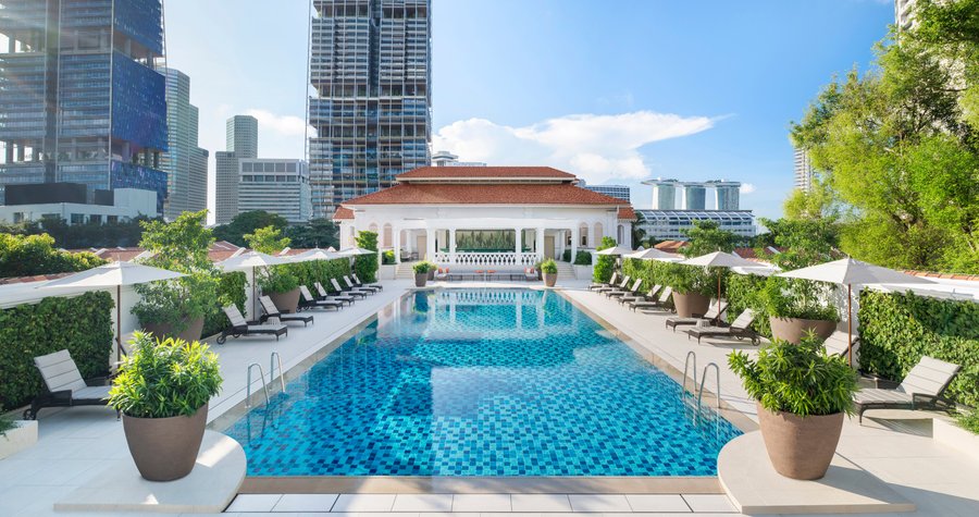 Raffles Hotel Singapore Pool Pictures Reviews Tripadvisor