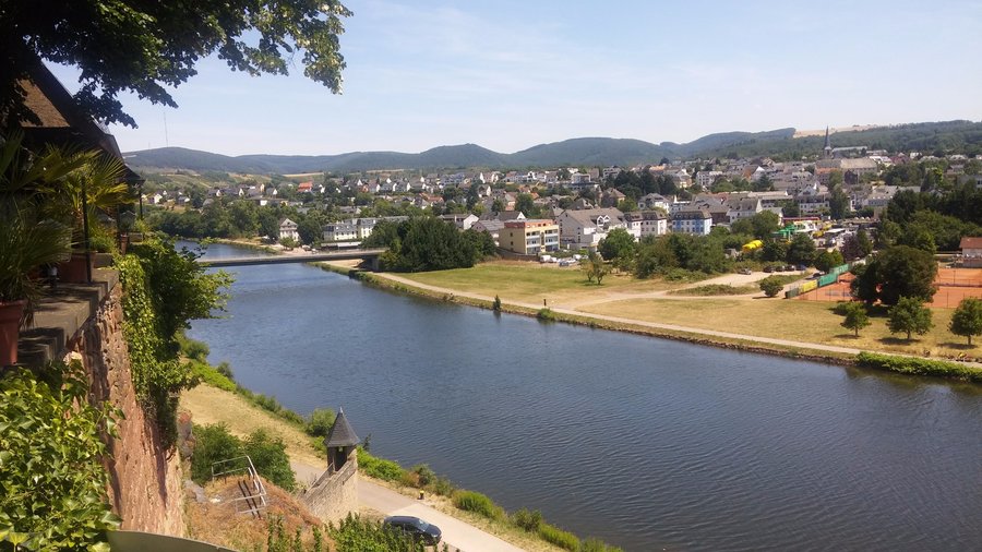 The view from the terrace