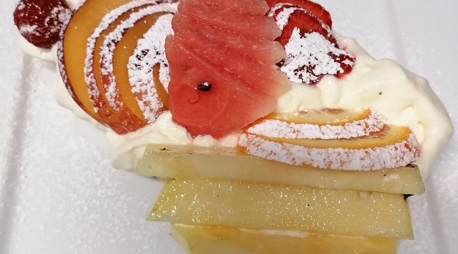 Gaufre de Bruxelles aux fruits frais