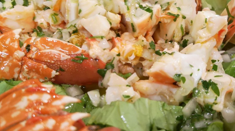 Salada de lavagante