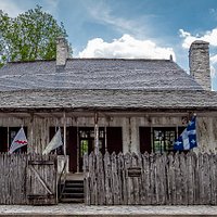 Louis Bolduc House, c.1788. For tour tickets, proceed to the Centre for French Colonial Life at 198 Market Street