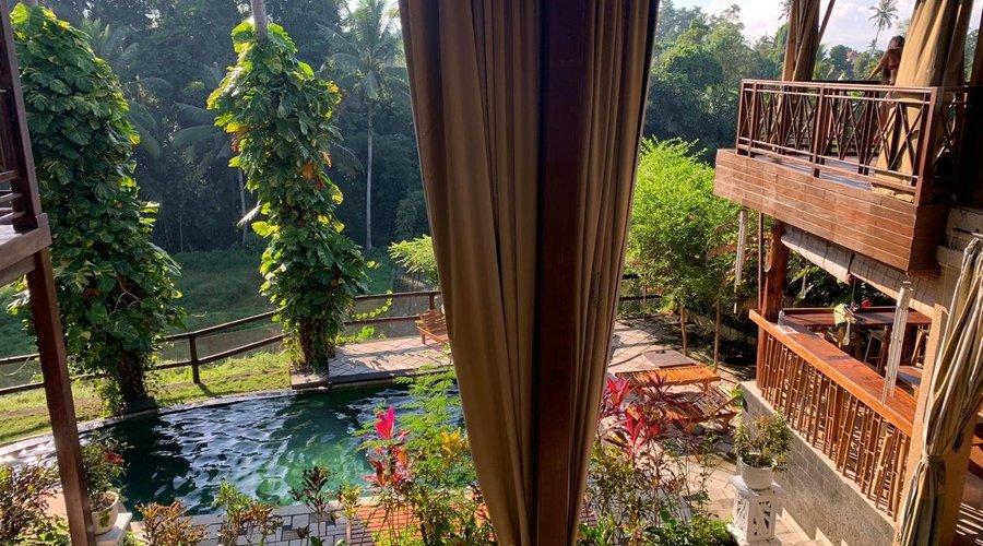 Sunrise at Villa Gaia from upstairs