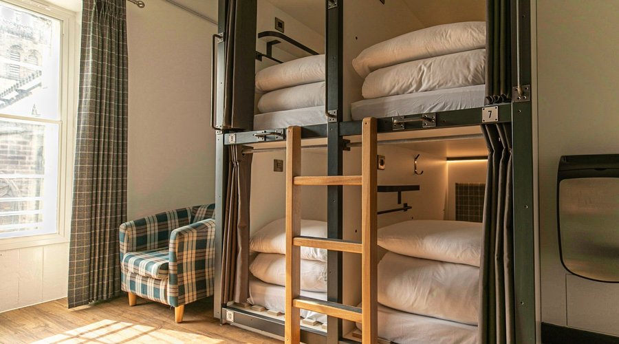 Pod beds at THE CoURT