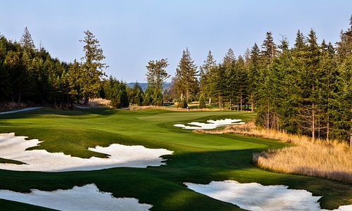 Featuring stunning elevation changes of nearly 600 feet and surrounded by natural beauty and no homes, the course is challenging yet fun for all golfers.