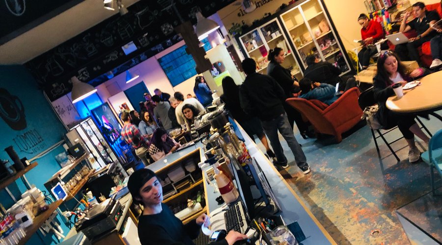 Inside Lumina Cafe