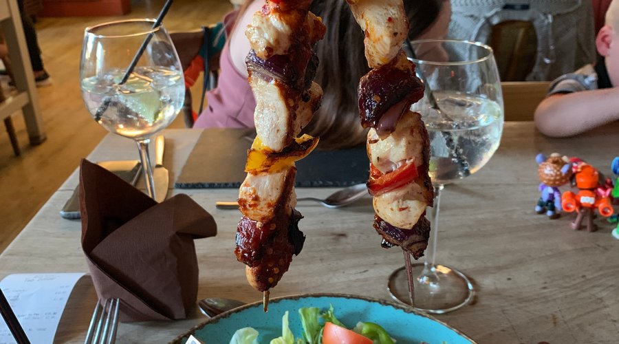 Hanging kebab