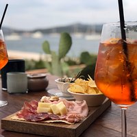 Nice Aperol Sprtiz just by the sea